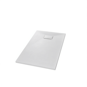 Base de Ducha SMC de 31.5x31.5 Pulgadas, Cuadrada, con Drenaje Central, Lista para Instalar en el Suelo - Product Image 1