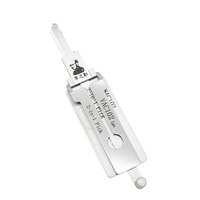 Lishi VAC102 2-en-1 : Décodeur et Ouvre-Serrure de Porte de Voiture, Kit de Crochetage pour Outils de Serrurier Automobile