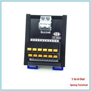 ขั้วต่อไฟฟ้าแบบ2 in 16 OUT โมดูลตัวแยกสายไฟขั้วสปริงยึดสายไฟอย่างรวดเร็วสำหรับการกระจายอุตสาหกรรม - Product Image 3