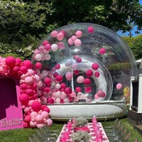 Ballons de fête pour enfants Fun House Tente à bulles géante en cristal gonflable clair Igloo Dome