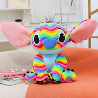 Peluche colorée brodée, coussin, jouet pour machine à griffes, cadeau d'échange, ornement d'événement, poupée de lancer de mariage, décoration de chambre