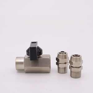 Quick Connector Air Valve Switch 1/4 In Pneumatic Hose Fitting Ball Valve For Compressor Pump Accessories - Product Image 3