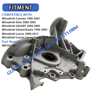 Bomba de aceite PAT MD342100 apta para Mitsubishi Carisma Dion Galant Lancer <span class=keywords><strong>Dingo</strong></span> Pajero/Montero Io Rvr Space Star Lancer Cedia Car - Product Image 2