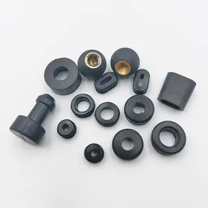 OEM Custom Silicone NR NBR EPDM Rubber Parts Tapered Water Proof Molded High Elasticity Sealing Stopper Rubber Parts