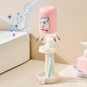 Drain Wash Cup <b>Holder</b> Dental Set No Punching Cartoon Student Dormitory <b>Toothpaste</b> Toothbrush Mouthwash Countertop Storage Rack - Product Image 2