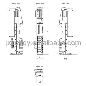6ES7193-6BP00-0DA0 Siemens PLC SIMATIC ET 200SP unité de base BU15-P16+A0+2D type A0, unité de base à insertion directe dans le terminal - Product Image 5
