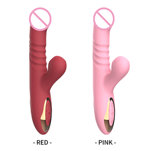 เครื่องนวดสั่นสะเทือนซิลิโคนแบบขายส่งสำหรับนวดผ่อนคลายทั่วร่างกาย หัวคู่ กระตุ้นจุดจี สำหรับผู้หญิง เครื่องช่วยสำเร็จความใคร่ทางช่องคลอด ของเล่นทางเพศสำหรับผู้ใหญ่ - Product Image 1