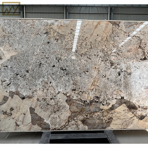 KINGS-WING Mesa de comedor de lujo <span class=keywords><strong>Patagonia</strong></span> Losa de mármol Muebles de encimera de piedra natural para casa moderna Sala de estar pulida - Product Image 2