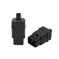 Câble d'alimentation électrique universel 3500W 250V 16A IEC320 C20 C19 AC, connecteur de câble, prise de câblage amovible pour UPS PDU