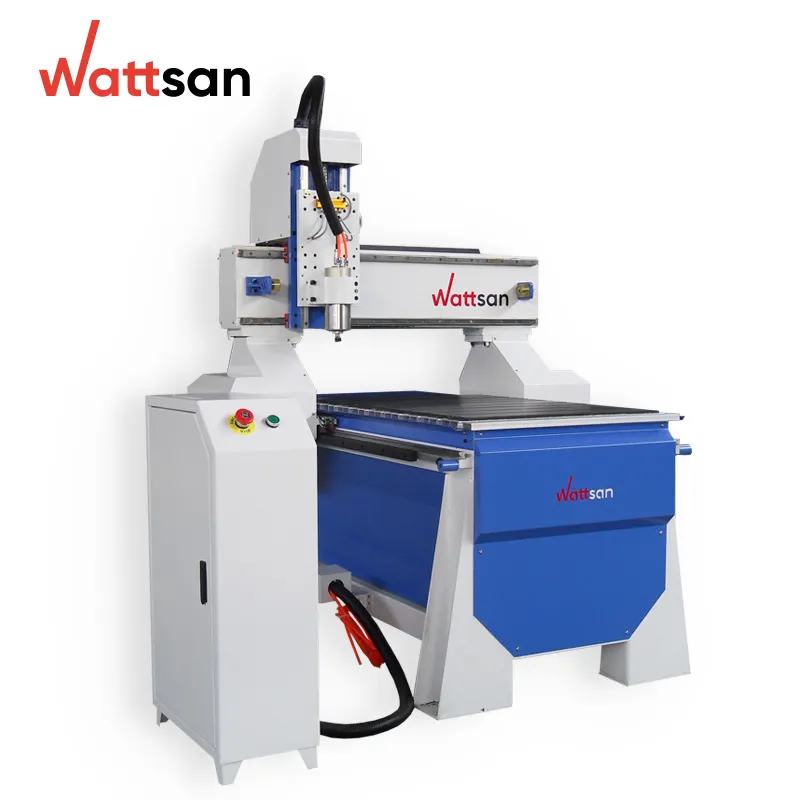 Wattsan A1-6090 2.2kw engrenagem e roteadores da máquina cnc de madeira