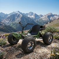 Kart tout-terrain URIT pour adultes, à essence, 212 cm³, 4 temps, 4 roues, pour course hors route, ferme, montagne, sable, jusqu'à 80 km/h