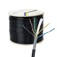 Nuevo Cable LAN Cat6/Cat5e MX-STAR de Alta Velocidad y Buen Precio, Cable Ethernet Cat 6 CCA 25AWG 2PR 4PR 305m 1000ft UTP para Interiores