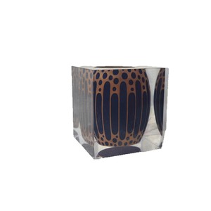 Modern Minimalist Acrylic Embedded Vase Geometric Shape Resin Process <b>Tabletop</b> Decoration Ornament - Product Image 5