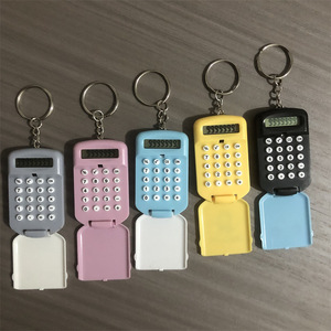 Mini Calculator Keychain Portable Digital Display 8 Digits ABS Material For Children Students Exam Use - Product Image 2