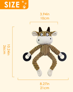 Juguete de Peluche de Mono para Perros, para Entrenamiento Dental, con Sonido, para Masticar y Jugar Interactivo - Product Image 2