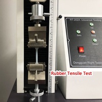 Bonne qualité tensomètre testeur de traction fil et cordon poignées 5KN Machine d'essai de traction Type de bureau