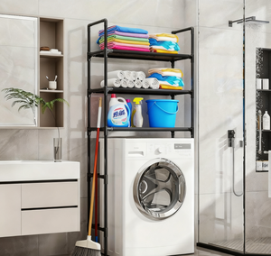 Scaffale di stoccaggio americano In-stock della lavatrice, gabinetto e mobiletto del bagno, scaffale di stoccaggio, scaffale di stoccaggio multifunzionale - Product Image 4