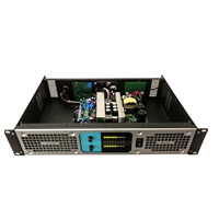 Amplificateur de puissance numérique professionnel de classe D à 2 canaux MD-400 2x400W, montage en rack pour système de sonorisation KTV, scène, église