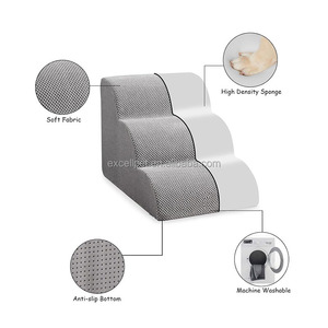 Hot Selling High Density Foam 2/3/4 Pet Soft Steps Hunde treppe für Betts ofa - Product Image 4