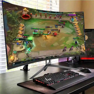 Moniteur à prix bon marché d'usine 32 pouces <span class=keywords><strong>4k</strong></span> LED ordinateur <span class=keywords><strong>gamer</strong></span> moniteur de jeu à écran large plat ou incurvé - Product Image 1