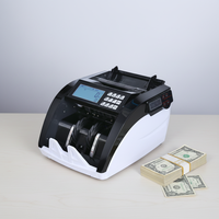 Compteur de billets de banque LCD 5800D avec fonction ADD BATCH pour la détection des faux billets et des devises étrangères