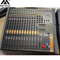 Console de mixage 12 canaux avec 8 entrées MONO et USB, deux entrées stéréo, en métal autoportant, 48V pour l'audio professionnel