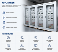 Solution EPC IEC 61850 110kV 66kV 35kV, système d'automatisation de postes de transformation tout-en-un, protection et panneau de commande des transformateurs