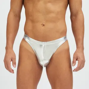 PATON CUSTOM luxurious White Internal drawstrings polyamide swimwear brazil swimwear beachwear sexy men T-Back thong