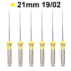 Limas Endodónticas Dentales 04 06 Taper, Limas Endodónticas Azules de Niti, Limas Rotatorias Activadas por Calor de 21 mm/25 mm para Preparación de Conductos Radiculares - Product Image 3