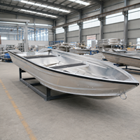 Nouveau bateau de pêche en aluminium à coque en V 12 pieds/14 pieds/16 pieds 4-6 personnes Empilable Certifié CE Haute qualité Léger Étanche