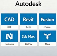 Suscripción Anual para Software de la Serie Autodesdk, Compatible con MAC/Linux, Stock Disponible, Descarga Oficial, Activación por Correo Electrónico, Envío Rápido