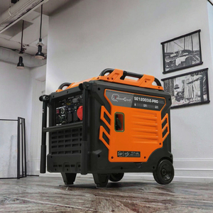 Xách tay 50Hz chuyển đổi tần số 9.0kw điện lớn im lặng biến tần xăng máy phát điện làm mát bằng không khí 4 thì giật nhà cắm trại - Product Image 3