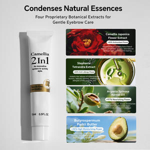 Crème de lamination pour sourcils rapide et efficace Camellia 2 en 1, <span class=keywords><strong>gel</strong></span> pour sourcils longue durée, résistant à la transpiration - Product Image 5