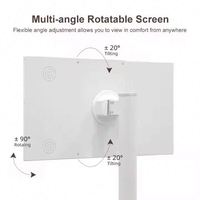 Téléviseur Intelligent Rotatif de 21,5 Pouces, Écran Tactile Mobile, Télévision Portable Interactive et Déplaçable