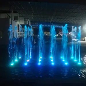 Fabrik Preis programm Kontrolle Garten Tanzen Wasser Trocken brunnen Musik Outdoor Boden brunnen