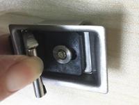 YH2164 boîte à outils de camion de véhicule, Compression de la poussière pagaie loquet panneau serrure de porte
