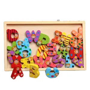 학습 알파벳 게임 다채로운 대문자 블록 장난감 어린이 재미있는 퍼즐 장난감