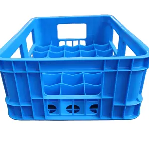 heavy duty 35 bottles plastic beer bottles are sold in crates and turnover plastic stackable milk crates