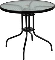 Ensemble Patio et jardin, 4 chaises pliantes, Table parapluie