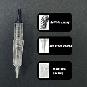 Microblading ถาวรแต่งหน้าเข็มใบมีดตลับหมึกที่ใช้แล้วทิ้งเข็มสำหรับปากกาสัก - Product Image 6