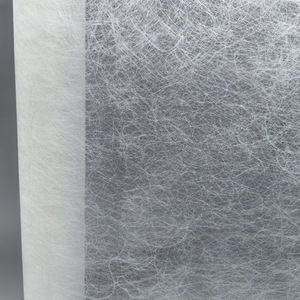 Huiming Nonwoven Fabric 150cm Width 30gsm Airflow Spun Long Fiber <b>Silver</b> Coarse Fiber <b>Cloth</b> - Product Image 1
