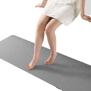 Luxury PVC Super Absorbent Shower <strong>Mat</strong> 47x17 Large Quick Dry <strong>Bath</strong> <strong>Mat</strong> Non-Slip Back <strong>Runner</strong> for Door Machine Made Solid Design - Product Image 6