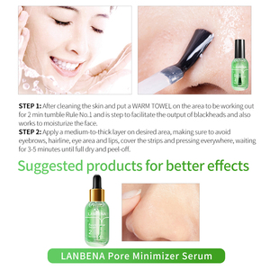แผ่นลอกสิวเสี้ยนบริเวณจมูก LANBENA สูตรสารสกัดจากชาเขียว - Product Image 6