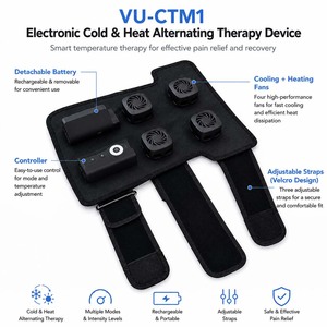 <strong>VU</strong> New Trending Skin-friendly Wireless Alternating Hot and Cold Therapy Device for Frozen Shoulder &amp; Arthritis Knee Pain Relief - Product Image 4
