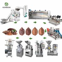 Ligne de traitement du cacao, équipement de fabrication de chocolat, ligne de production de poudre de cacao