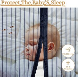 Hot bán Heavy Duty tự niêm phong ma thuật rèm cửa muỗi <span class=keywords><strong>net</strong></span> với nam châm cho cửa - Product Image 6