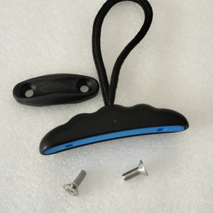 Juego de asas para kayak, material PP antideslizante, negro y azul, para lagos, ríos, uso recreativo - Product Image 3