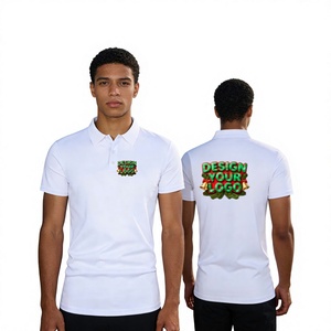 Custom Embroidered Customizable ODM Men's Short Sleeve Solid Black Casual Pocket Design Front Logo High Quality Knitted Cotton - Product Image 1
