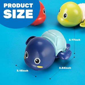Vente chaude bébé baignoire <span class=keywords><strong>bain</strong></span> natation jouets mignon natation tortue <span class=keywords><strong>bain</strong></span> jouets <span class=keywords><strong>pour</strong></span> les tout-petits 1-3 - Product Image 6