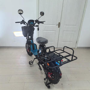 Logo personnalisé Vente en gros Mini <span class=keywords><strong>vélo</strong></span> électrique <span class=keywords><strong>cargo</strong></span> électrique à 2 roues avec écran numérique prêt à l'emploi <span class=keywords><strong>Vélo</strong></span> électrique <span class=keywords><strong>cargo</strong></span> de 16 pouces à longue queue pour la livraison de nourriture - Product Image 4